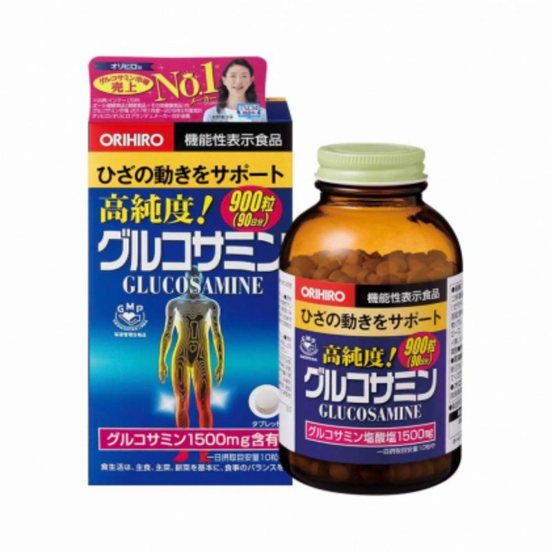 Viên uống bổ xương khớp Glucosamine Orihiro 900 viên.