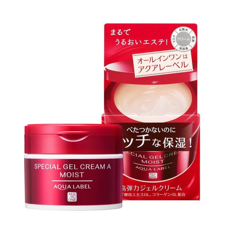 Shiseido Aqualabel Special Gel 5 in 1 là dòng kem dưỡng da Shiseido Nhật Bản hàng đầu