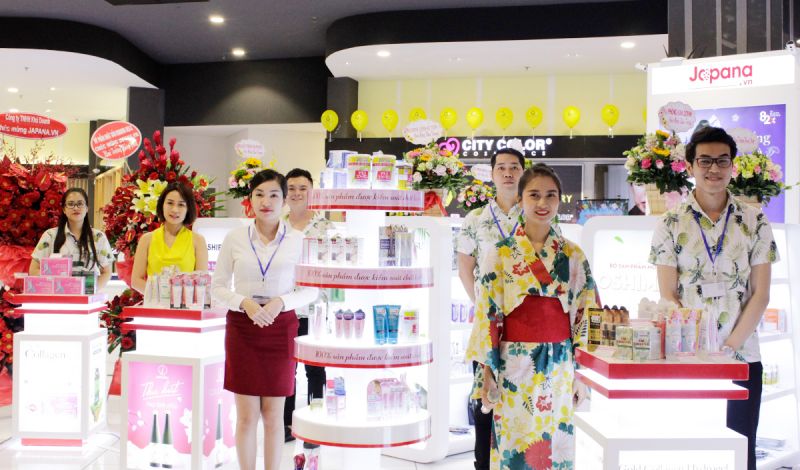 Không gian mua sắm hàng Nhật ở cửa hàng JAPANA tại AEON Mall Tân Phú