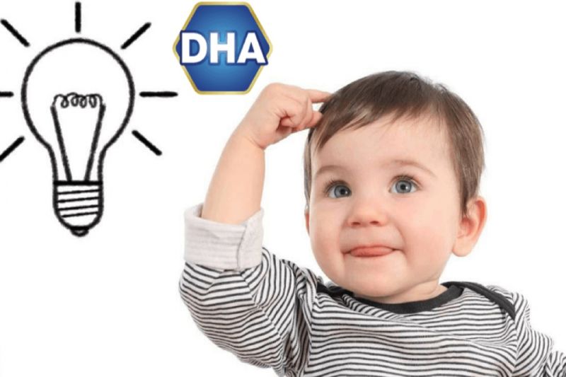 DHA (Docosahexaenoic Acid) là loại axit béo không no thuộc nhóm Omega - 3 có lợi cho trí não của bé