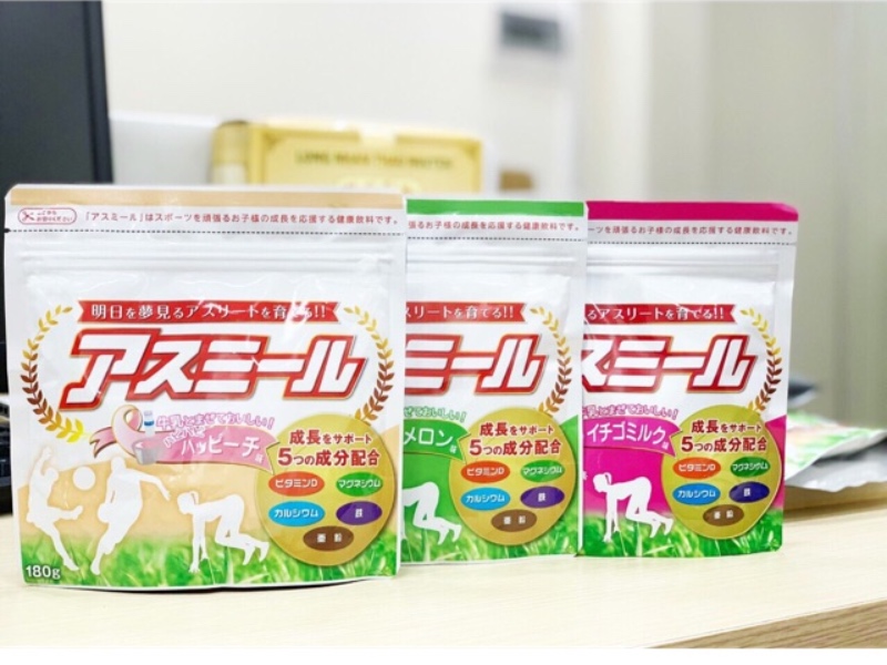 Dòng sữa tăng chiều cao cho trẻ thương hiệu Asumiru Ichiban Boshi  với đa dạng hương vị nên rất được bé ưa chuộng 