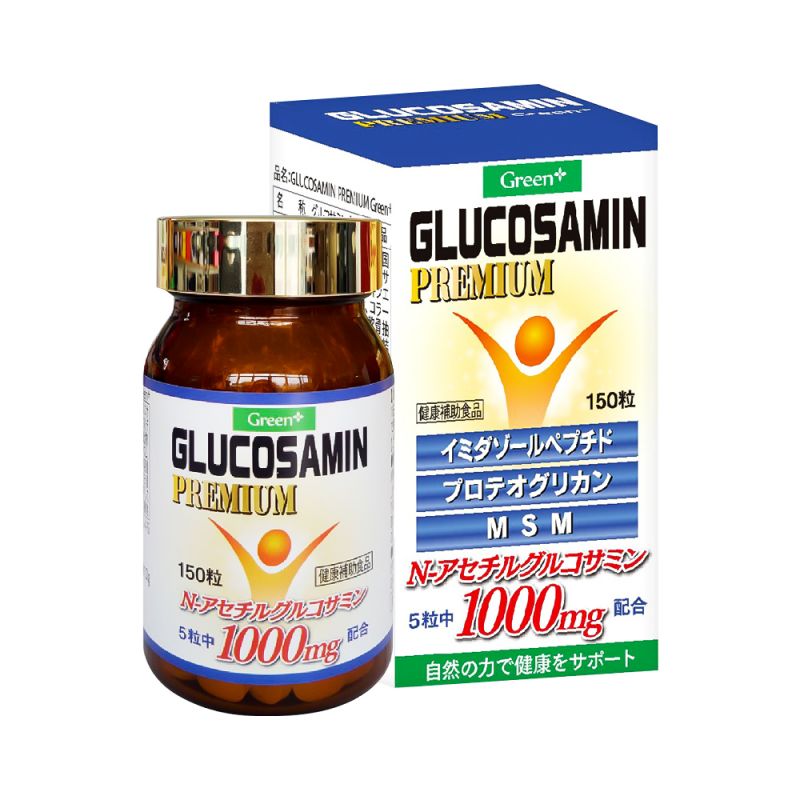 Viên uống hỗ trợ xương khớp Sato Glucosamin Premium Green+