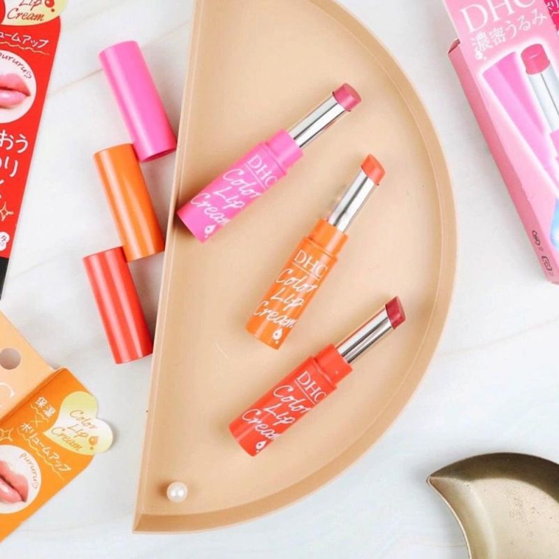 Bảng màu của son dưỡng DHC Color Lip Cream