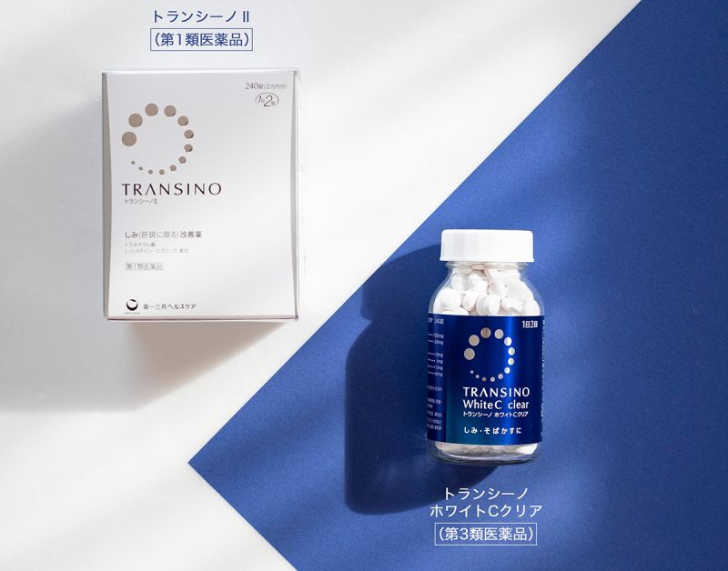 Thuốc Transino của Nhật có 2 dòng thuốc trị nám trắng da