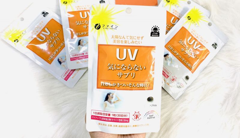 Viên chống nắng UV Fine Japan có hiệu quả chống nắng giúp bảo vệ da vượt trội