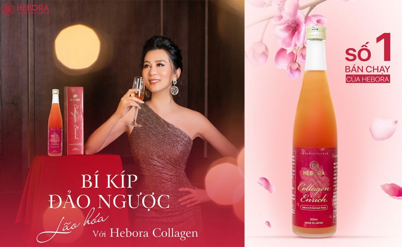 Collagen Enrich Hebora được nhiều người đẹp, diễn viên Việt sử dụng