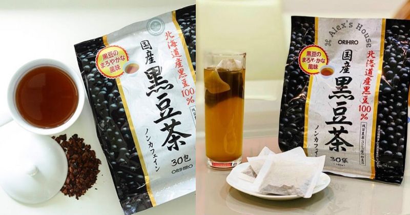 Trà đậu đen mát gan trị mụn của Nhật Orihiro (6g x 30 gói)
