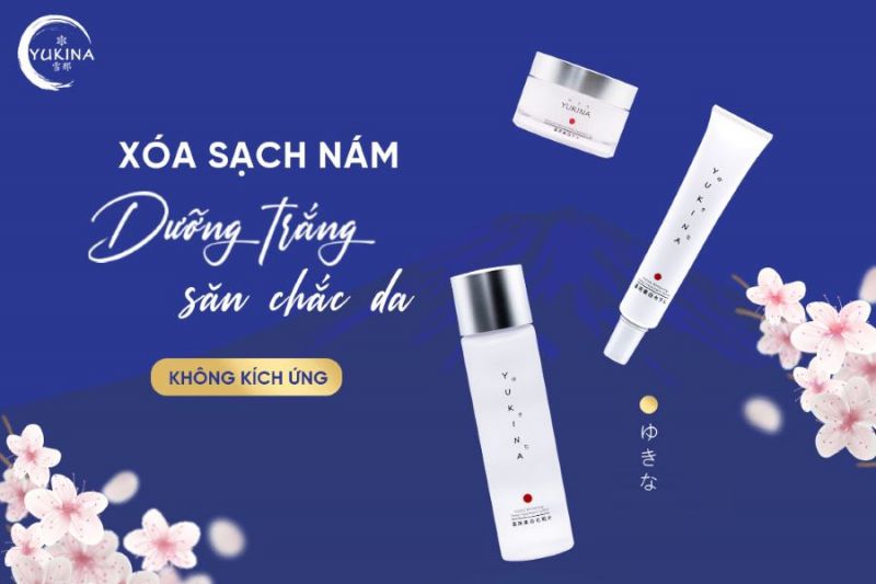 Cách dùng bộ trị nám Yukina hiệu quả sau 2 tuần sử dụng