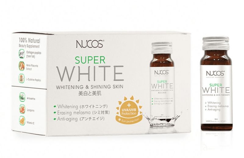 Nước uống Collagen trắng da, giảm nám Nucos Super White