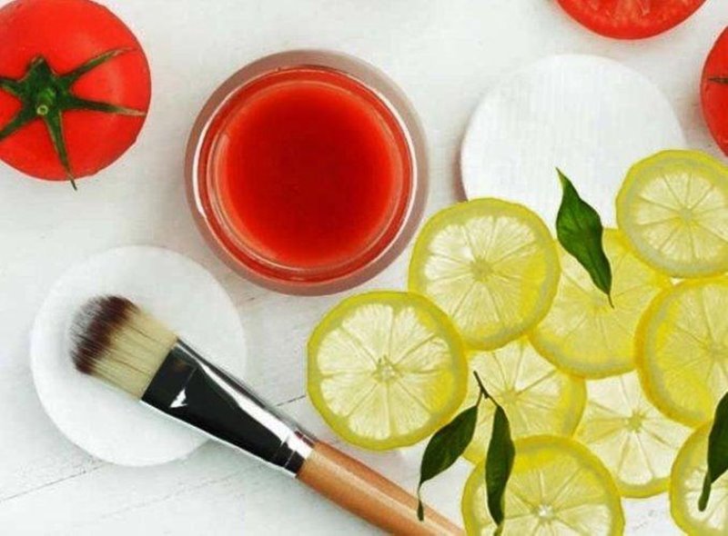 Mặt nạ chanh tươi và cà chua giúp mờ thâm nám hiệu quả