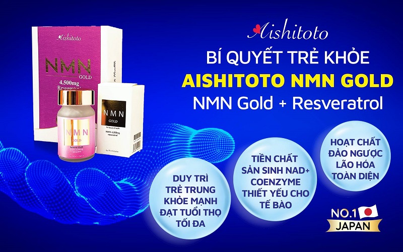 Sản phẩm chăm sóc sức khỏe Aishitoto NMN Gold