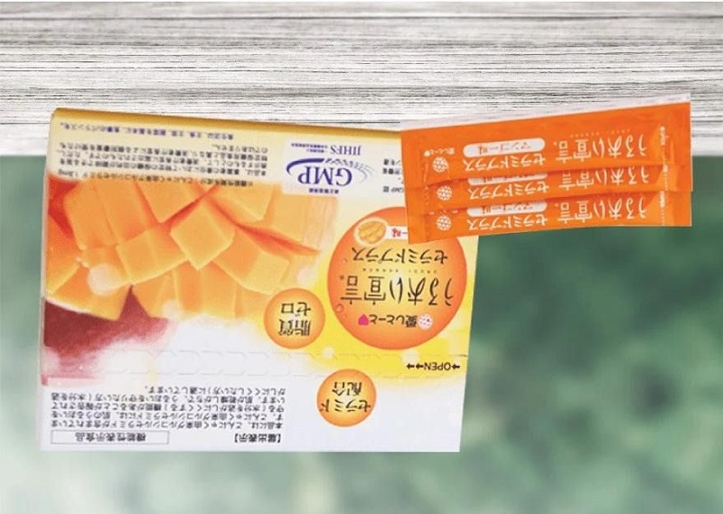 Thạch Collagen Aishitoto Jelly Ceramide Mango vị xoài cấp ẩm và dưỡng da săn chắc mịn màng