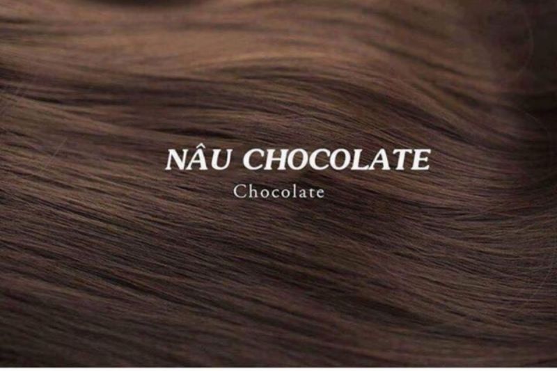Tóc nhuộm màu nâu chocolate
