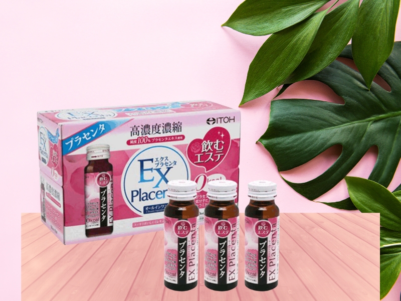 Mỗi ngày bạn nên uống 01 chai Collagen EX Placenta dạng nước trước khi đi ngủ