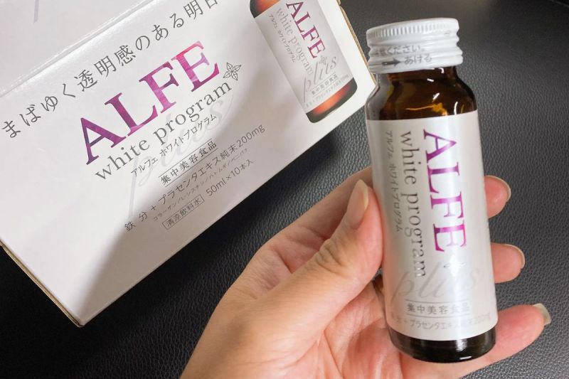 Nước uống trắng da của Nhật có collagen thật không
