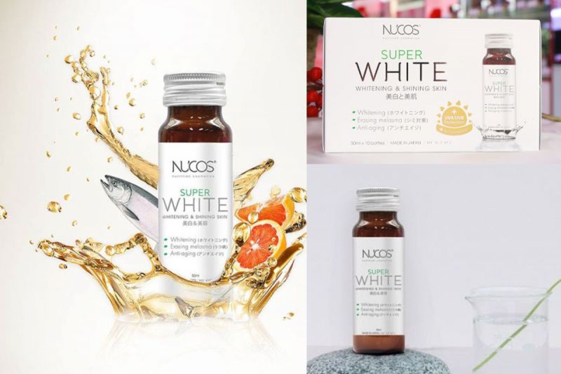 Nước uống Collagen trắng da, giảm nám Nucos Super White