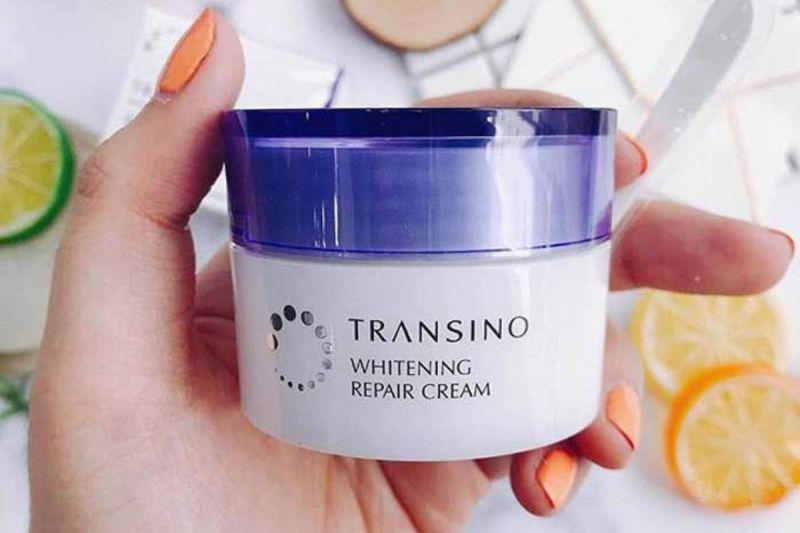 Kem dưỡng trắng và tái tạo da ban đêm Transino Whitening Repair Cream EX 35g