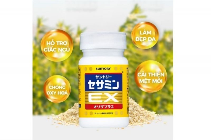 Viên uống hỗ trợ ngủ ngon Sesamin EX Suntory Nhật Bản 90 viên (Nội địa Nhật)