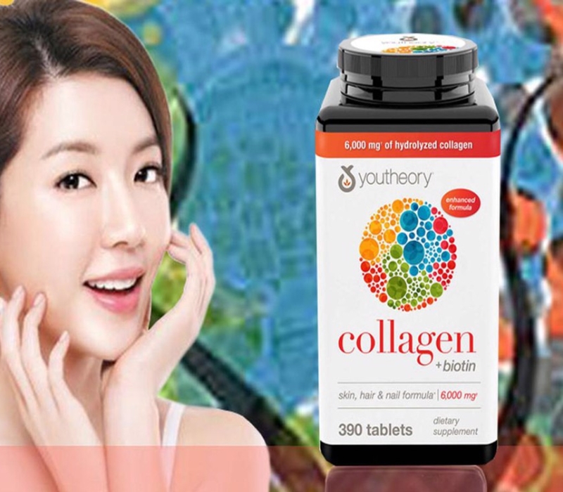 Youtheory Collagen Biotin của Mỹ có giá bán trên thị trường khoảng 700.000 VNĐ/ hộp 390 viên