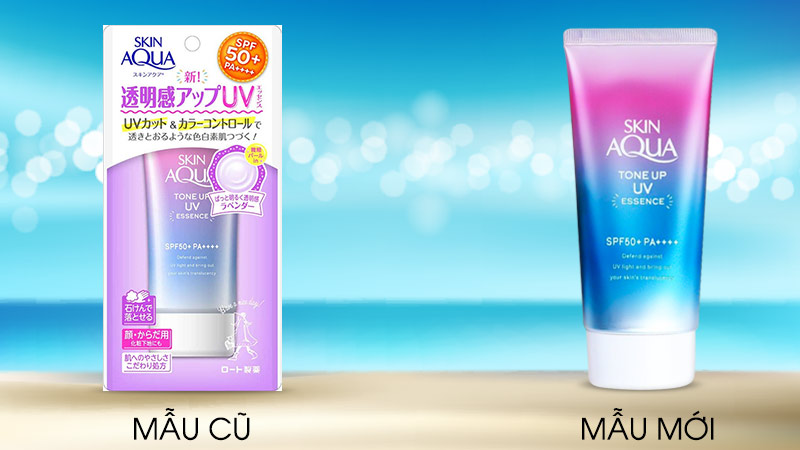 Kem chống nắng Rohto Skin Aqua Tone Up UV Essence SPF50+ PA++++ tung ra mẫu mới