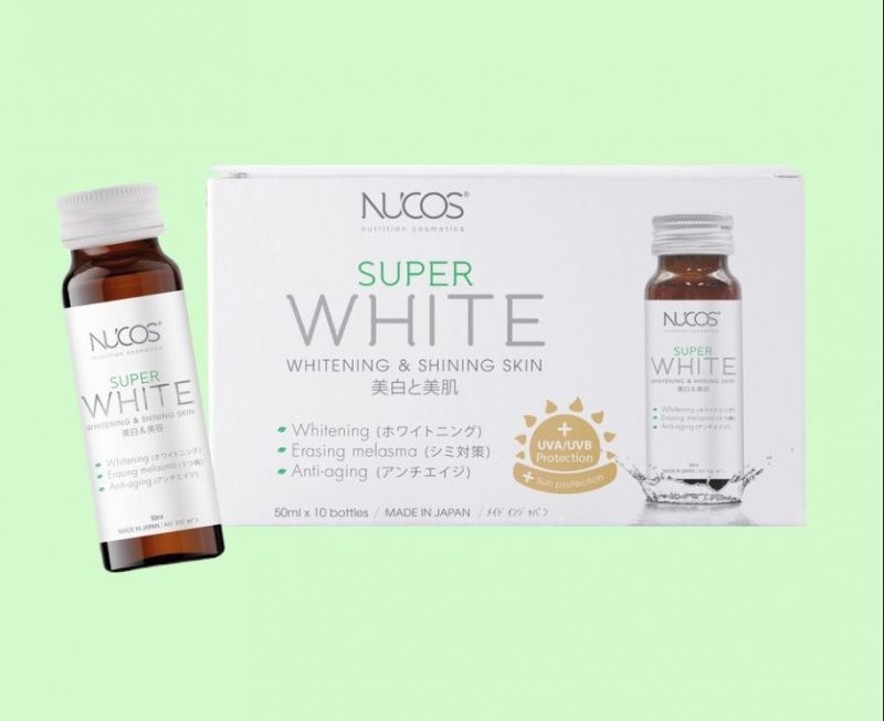 Nước uống Collagen trắng da, giảm nám Nucos Super White