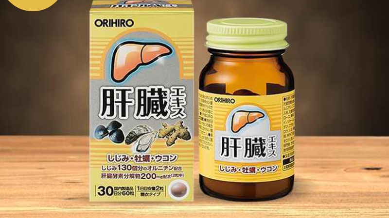 Viên uống giải độc gan Orihiro giúp bảo vệ gan hiệu quả