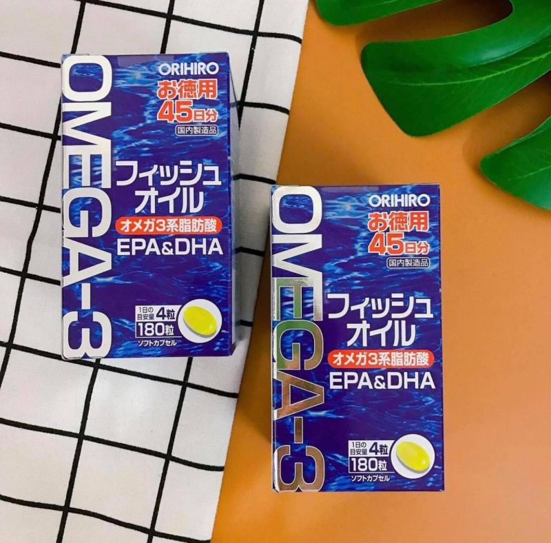 Viên uống bổ mắt Omega-3 Orihiro