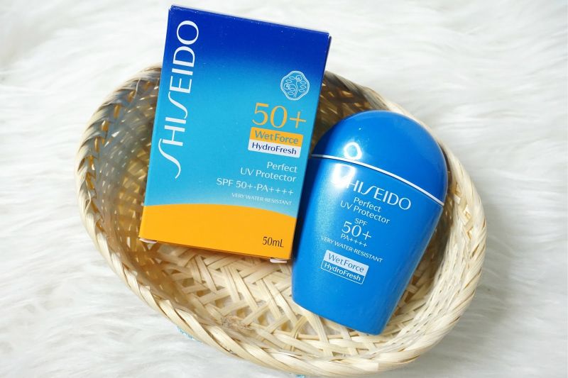 Kem chống nắng Shiseido Perfect UV Protector WetForce HydroFresh SPF50+/PA++++