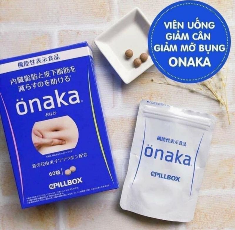  Lưu ý khi sử dụng viên uống giảm mỡ bụng pillox Onaka 60 viên Nhật Bản