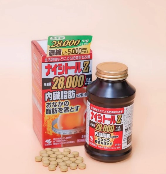 Viên uống giảm mỡ bụng Kobayashi Naishitoru Z 28000mg