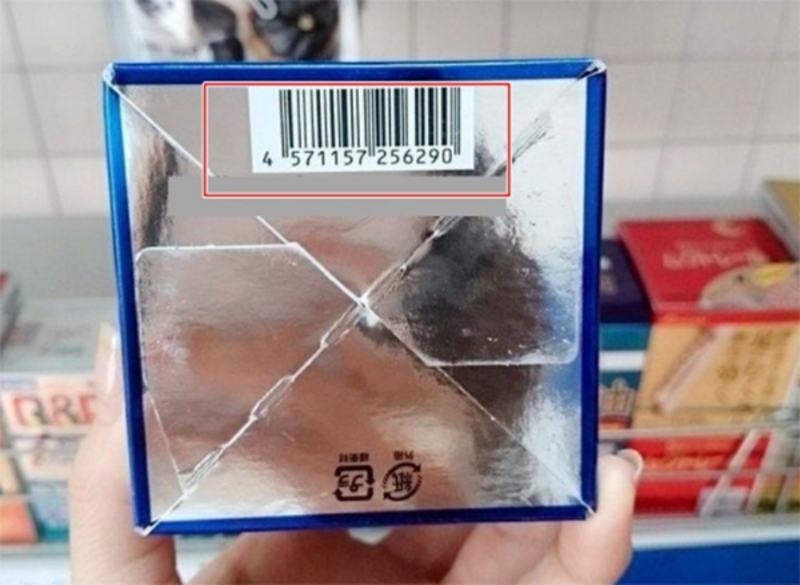  Kiểm tra mã vạch trên vỏ hộp để phân biệt sản phẩm thật và giả