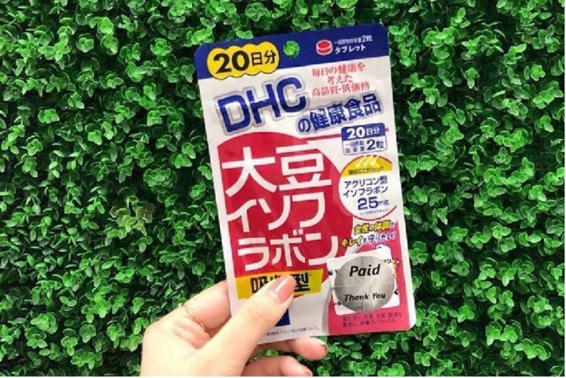 Viên uống mầm đậu nành DHC Isoflavone của Nhật sở hữu thành phần tự nhiên, lành tính không gây tác dụng phụ