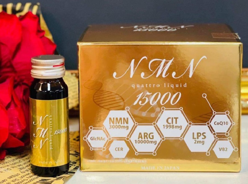 Nước uống trẻ hóa cơ thể NMN Quattro Liquid 15000