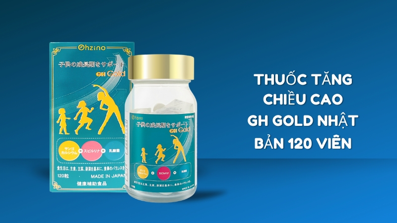 Thuốc tăng chiều cao GH Gold Nhật Bản được đánh giá là sản phẩm giúp cải thiện chiều cao, tốt cho hệ xương khớp, có giá thành phải chăng
