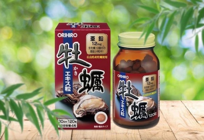 Viên uống tinh chất hàu tươi Orihiro là một trong top 10 thuốc tăng kích thước cậu nhỏ của Nhật tốt nhất hiện nay