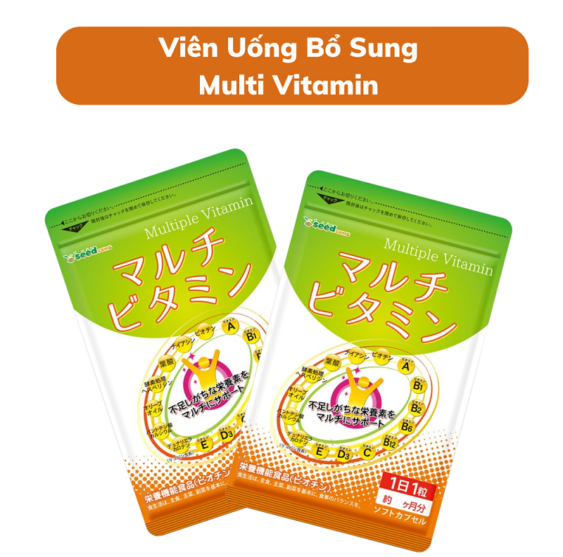 Viên uống bổ sung Vitamin tổng hợp Seedcoms Multi Vitamin 30 viên