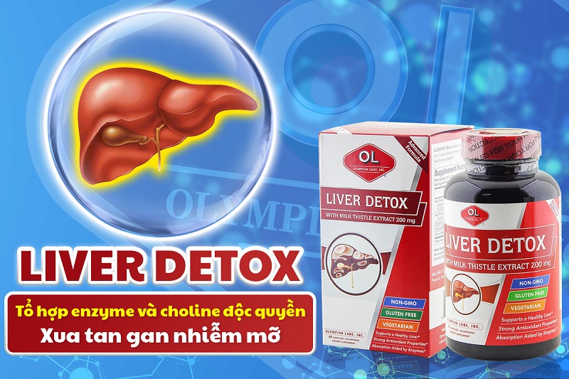 Thuốc điều trị gan nhiễm mỡ Liver detox