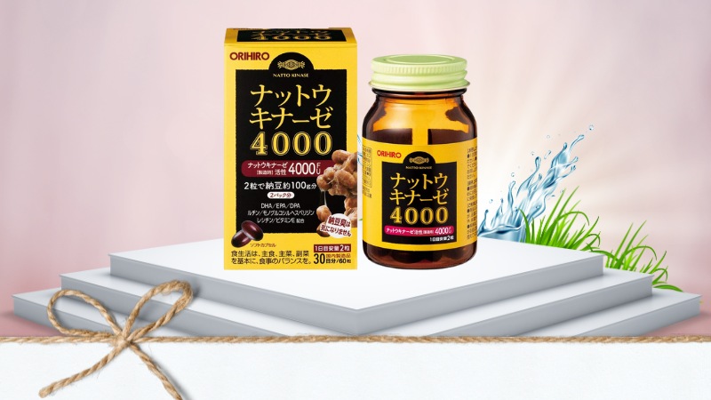 Viên uống hỗ trợ điều trị đột quỵ 4000 FU Orihiro 60 viên là sản phẩm có tác dụng phòng chống đột quỵ được ưa chuộng hàng đầu tại Nhật Bản