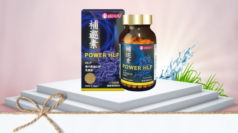 Viên uống Waki Power HLP, Nhật Bản được nghiên cứu, sản xuất độc quyền bởi hãng dược hàng đầu Nhật Bản Waki Pharma