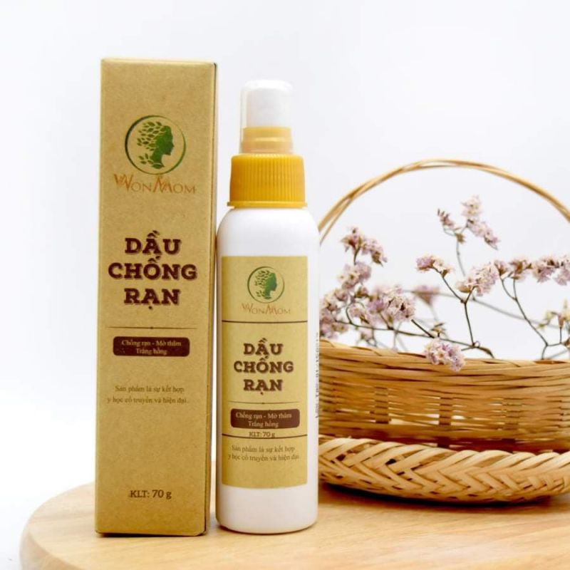 Dầu ngăn ngừa rạn da cho mẹ bầu Wonmom