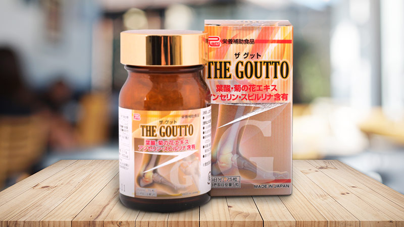 Viên uống hỗ trợ điều trị Gout Ribeto Shoji The Goutto 75 viên