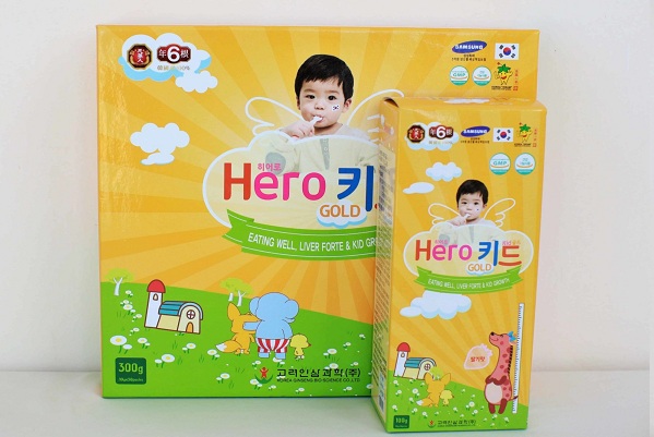 Vitamin tổng hợp Hero Kid Gold. Ảnh: Internet