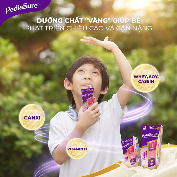 Sữa pha sẵn Pediasure. Ảnh: Internet