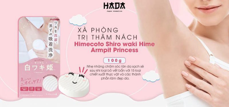 xà phòng trị thâm nách Himecoto Shirowakihime