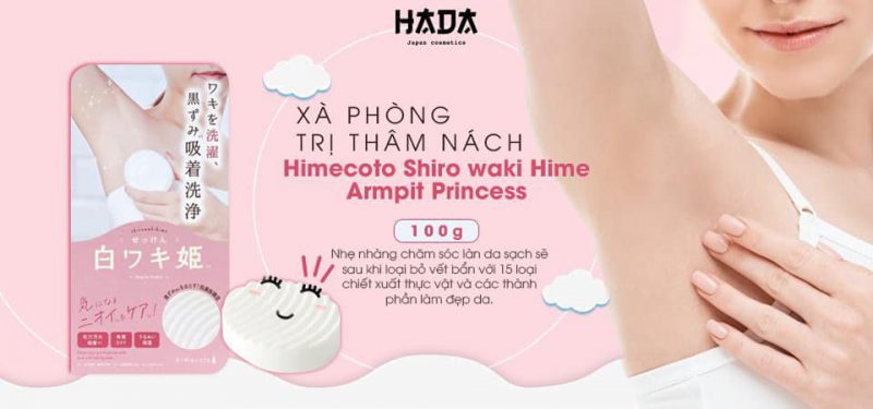 Xà phòng trị thâm nách của Nhật Himecoto Shiro Waki Hime