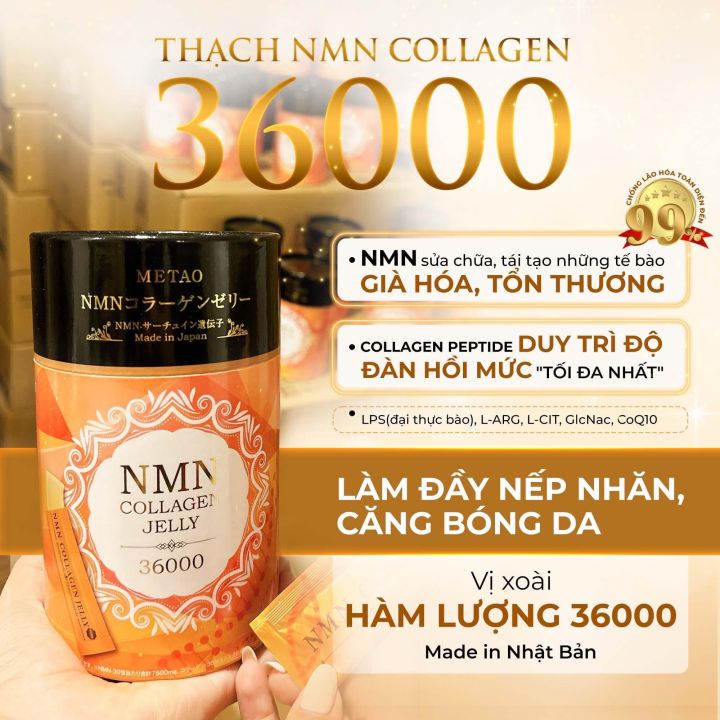 Collagen NMN 3600 tốt cho cả sức khỏe lẫn nhan sắc. Ảnh: Internet
