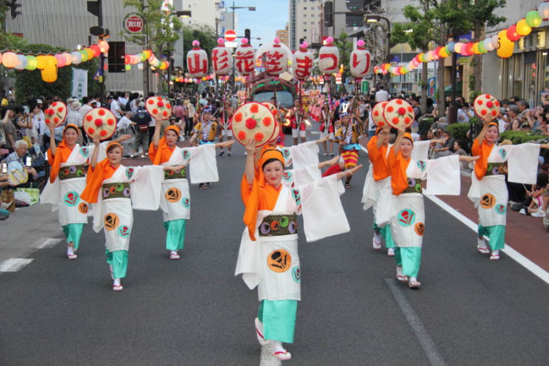 Lễ hội Hanagasa Matsuri - Lễ hội nón hoa