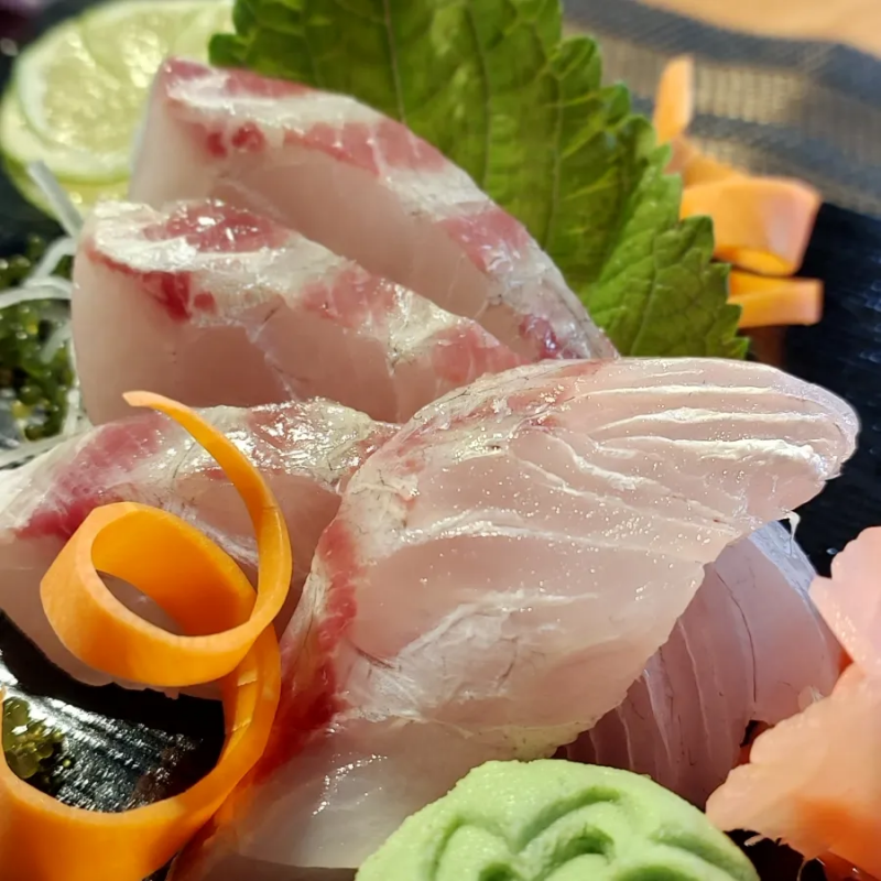 sashimi cá chẽm