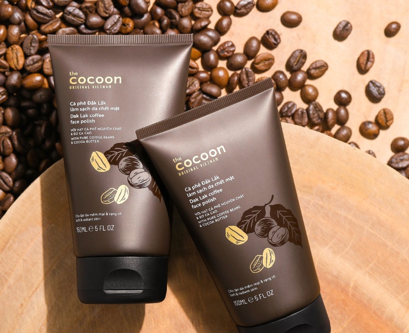 Một trong những “best seller” của thương hiệu Cocoon chính là kem tẩy tế bào chết da mặt chiết xuất cà phê Đắk Lắk. 