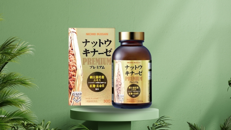 Viên uống Nichiei Bussan Premium là sản phẩm phòng chống đột quỵ nổi tiếng tại Nhật Bản
